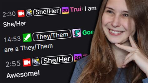 This page is about the content creator. . Pronouns twitch